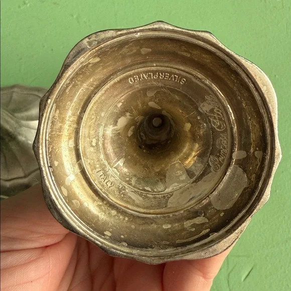 Princess House Silverplated Candlesticks - Picture 4 of 4